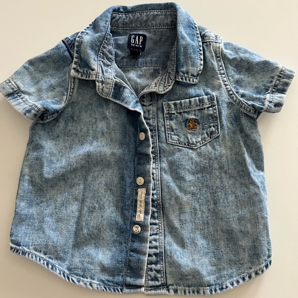 Baby Gap Jean Button Down Shirt - Picture 1 of 6